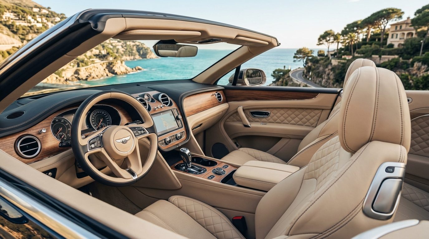 Cabriolets de prestige : l&rsquo;élégance du cuir et des équipements intérieurs