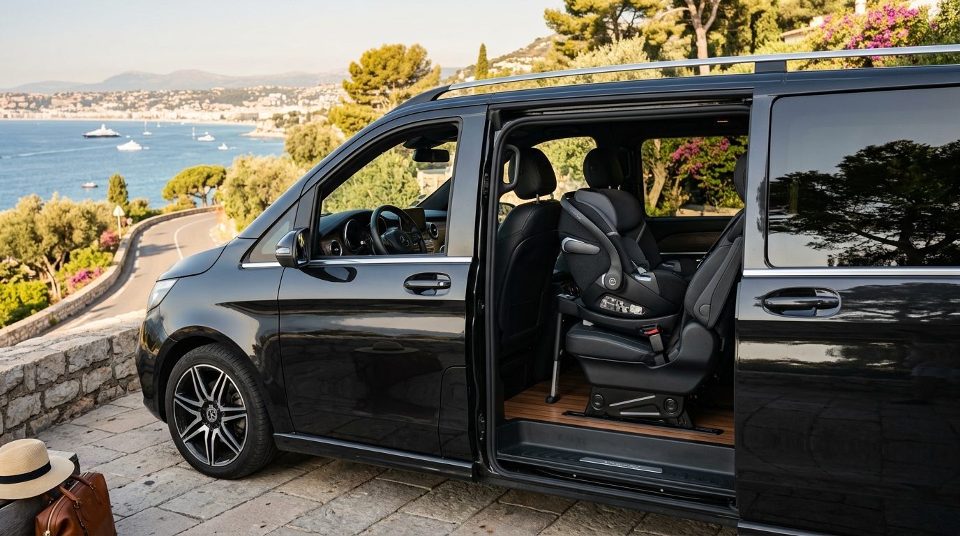 Voyager avec un bébé à Nice : pourquoi privilégier un chauffeur privé au taxi