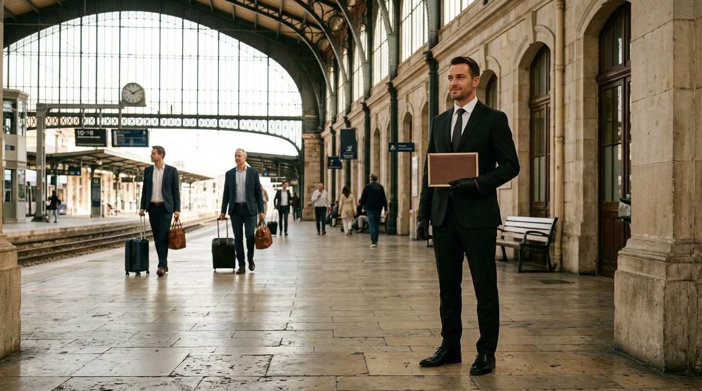 Chauffeur privé à la gare de Nice-Ville : guide complet pour vos arrivées et départs