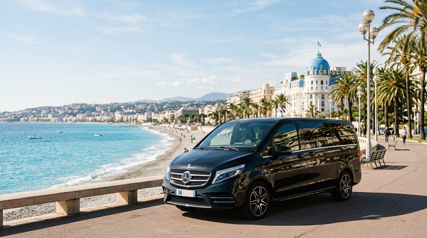 Location de minibus avec chauffeur à Nice : guide du transport de groupe