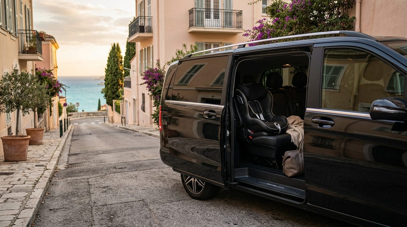 Réserver un chauffeur avec siège bébé à Nice : sécurité et sérénité pour vos trajets en famille