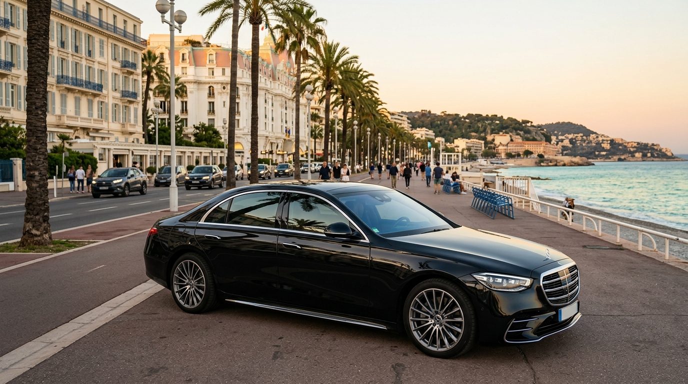 Mercedes Classe S avec chauffeur à Nice : confort, sérénité et prestige