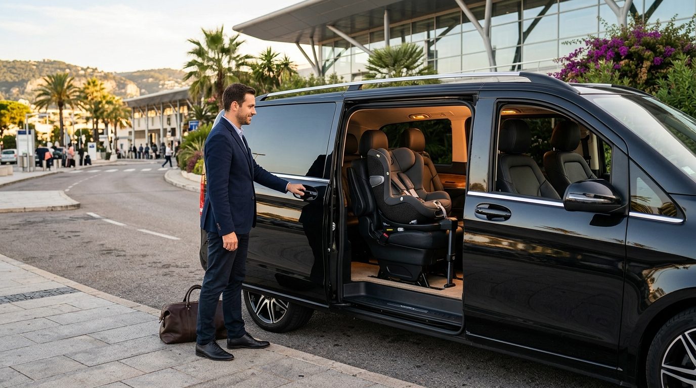 Alternative au taxi avec siège bébé à Nice : voyager sereinement en famille