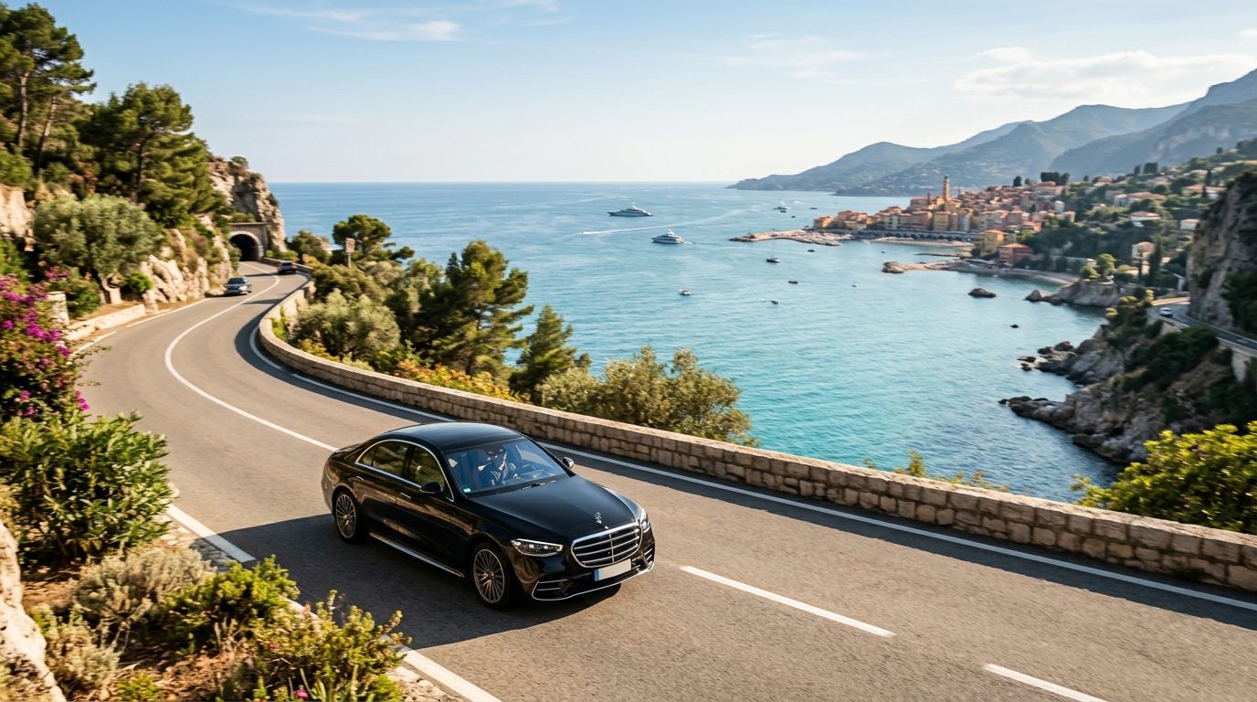 Chauffeur privé de Nice vers l&rsquo;Italie : organiser un trajet transfrontalier sur mesure