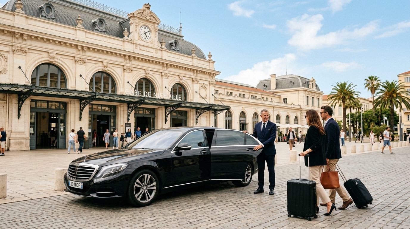 Chauffeur privé à la gare de Nice-Ville : organisation et conseils pour votre transfert