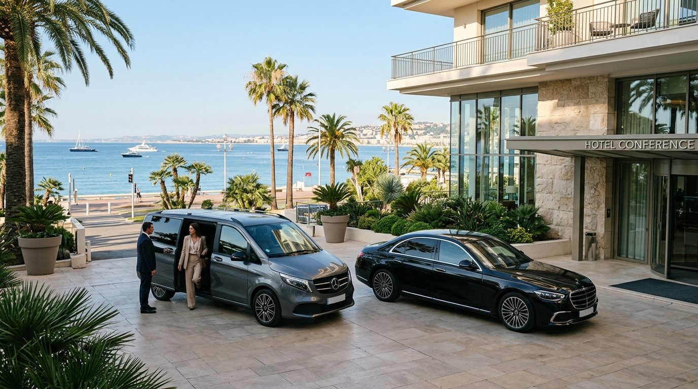 Séminaire d&rsquo;entreprise à Nice : réussir la logistique transport avec chauffeur privé