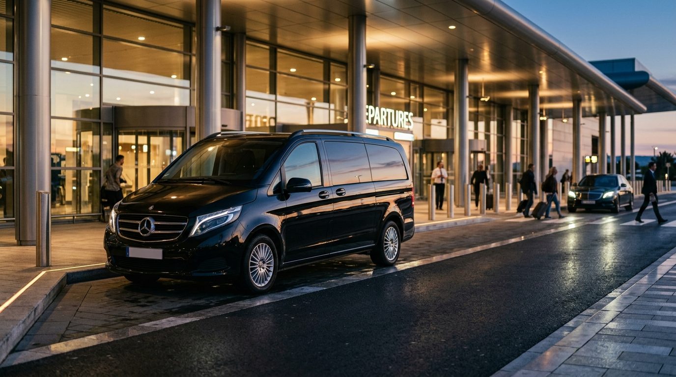 Chauffeur van 24/7 à l&rsquo;aéroport de Nice Côte d&rsquo;Azur (NCE) : organisation et avantages