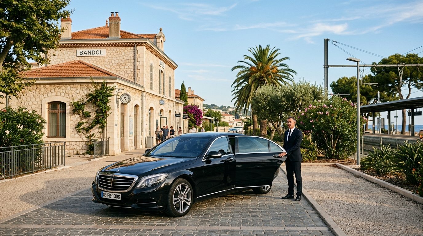 Chauffeur à la journée à la gare de Bandol : organisation et repères de voyage
