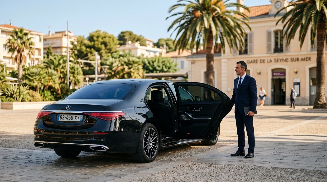 Chauffeur à la journée depuis la Gare de La Seyne – Six-Fours : organisation et repères