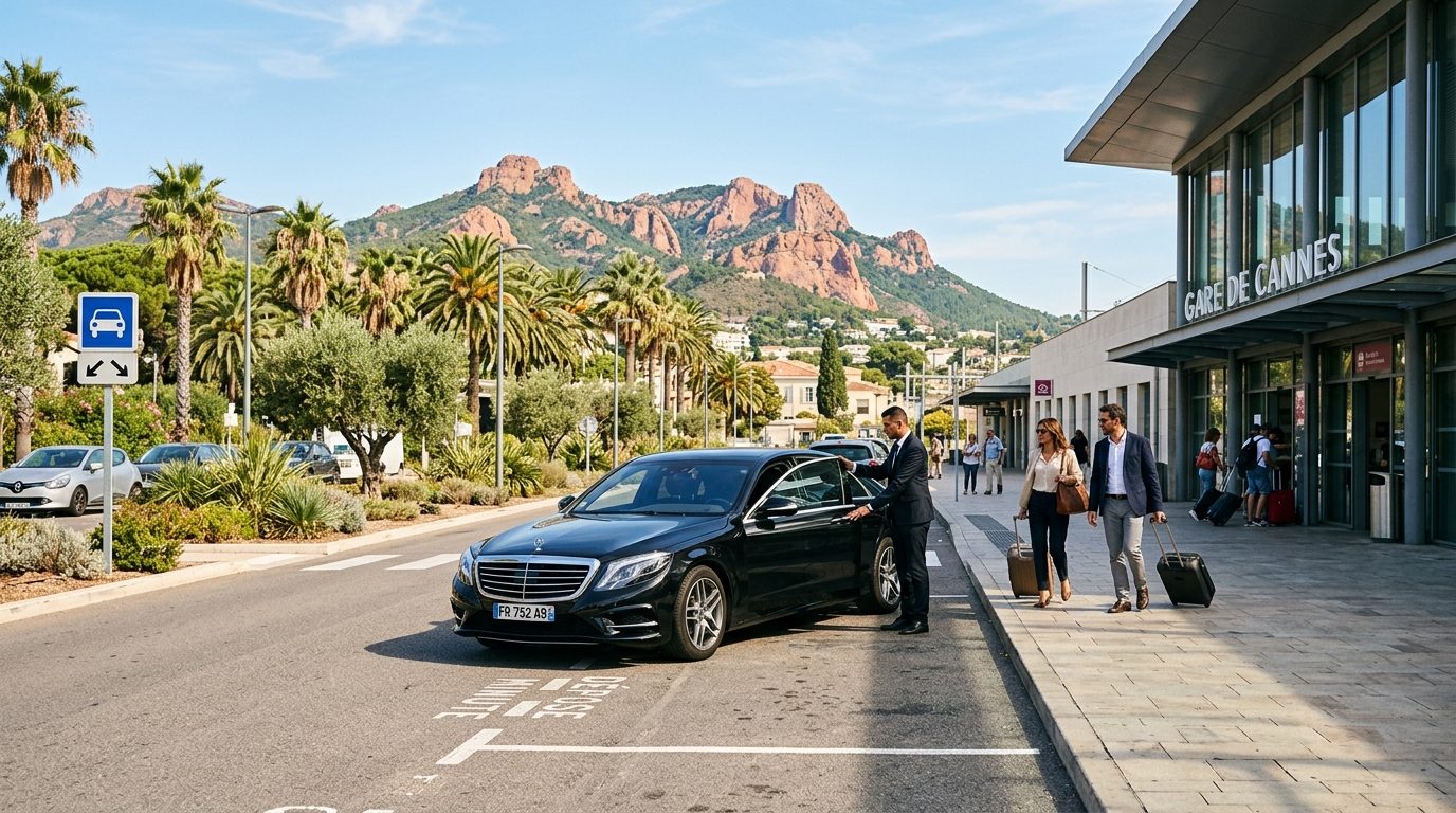 Chauffeur à la journée depuis la gare de Saint-Raphaël-Valescure : organisation et repères