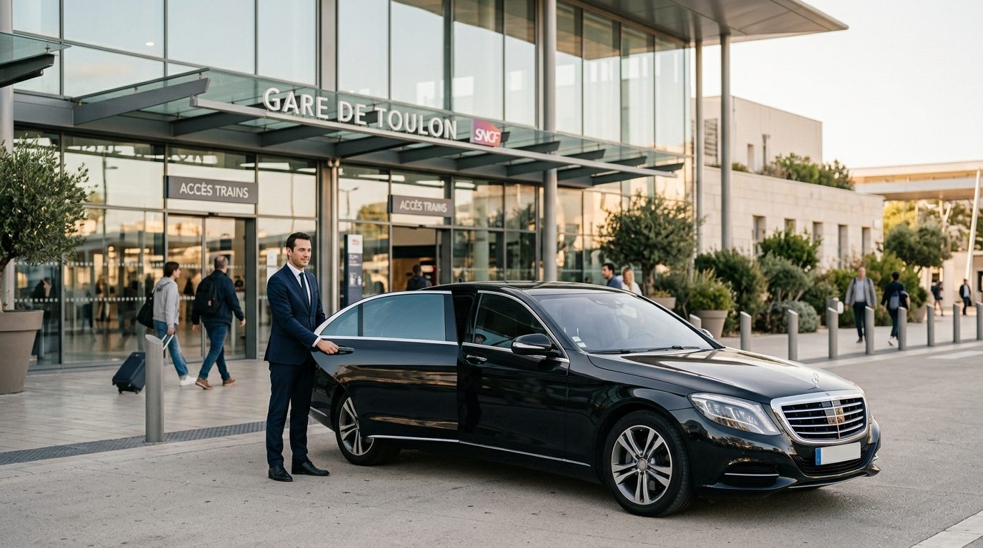 Chauffeur à la journée à la gare de Toulon : organisation et avantages pour vos déplacements