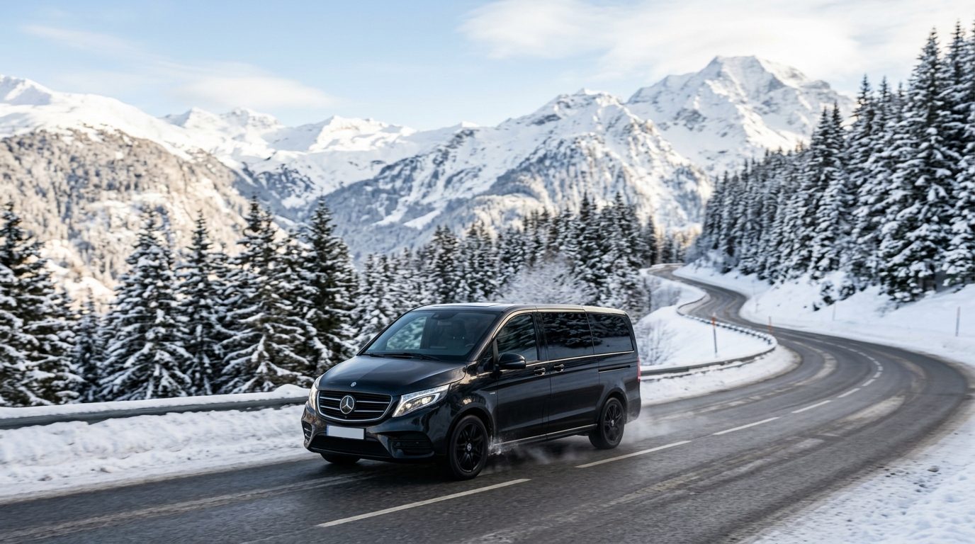 Transfert avec chauffeur entre l&rsquo;aéroport de Chambéry et Courchevel : repères et organisation