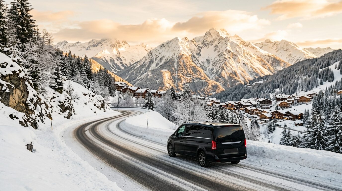 Chauffeur Privé Aéroport de Genève – Courchevel : Guide du Transfert Alpin