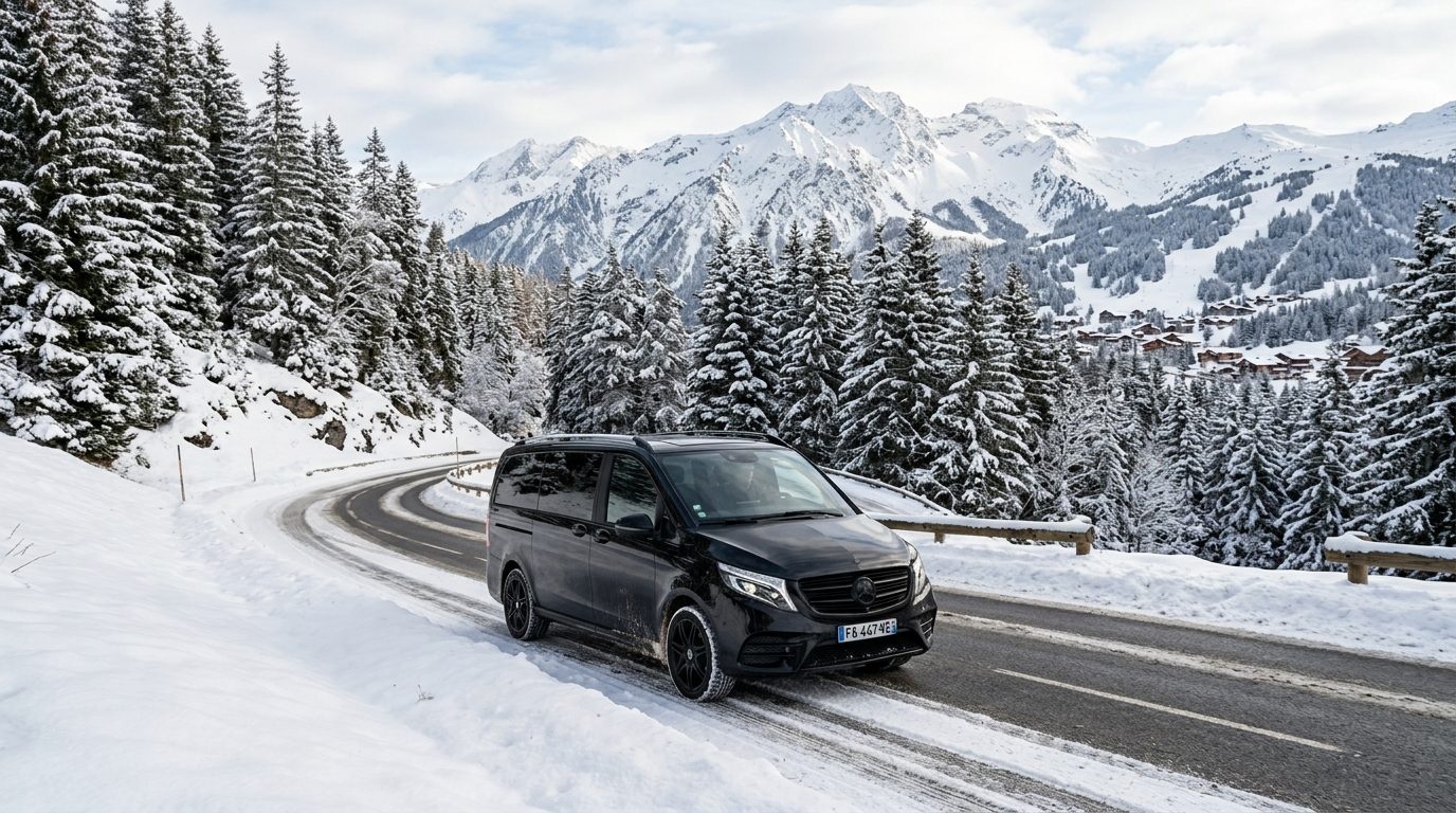 Chauffeur et conditions hivernales à Courchevel : exigences et sécurité