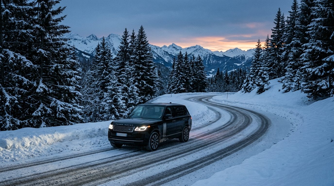 Chauffeur pour la descente de station à Courchevel : organisation et sécurité