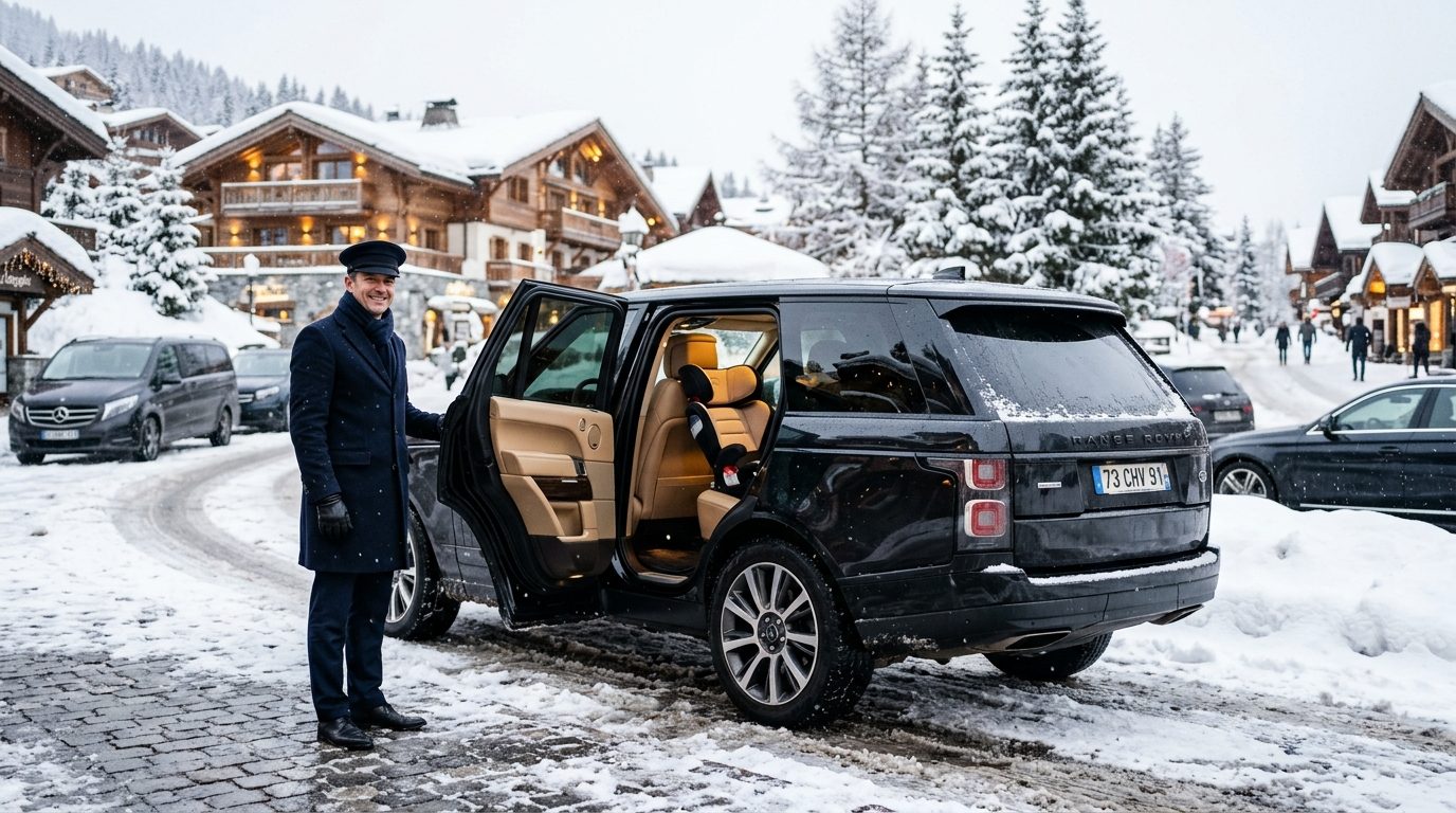 Chauffeur privé et accompagnement d’enfants à Courchevel : sérénité et logistique familiale