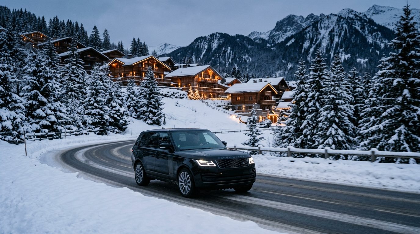 Chauffeur et logistique de luxe à Courchevel : organiser ses déplacements alpins en toute sérénité