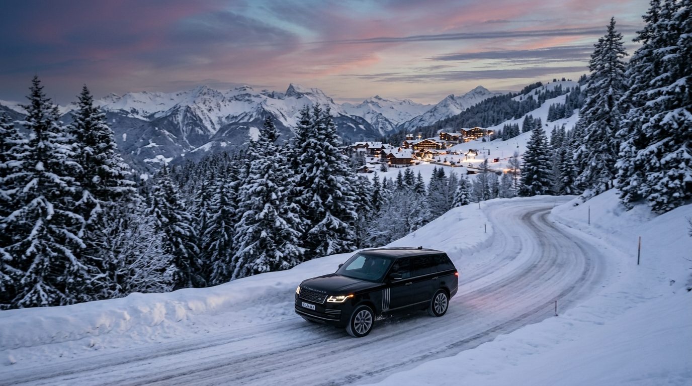 Chauffeur pour la montée en station à Courchevel : sérénité et sécurité alpine