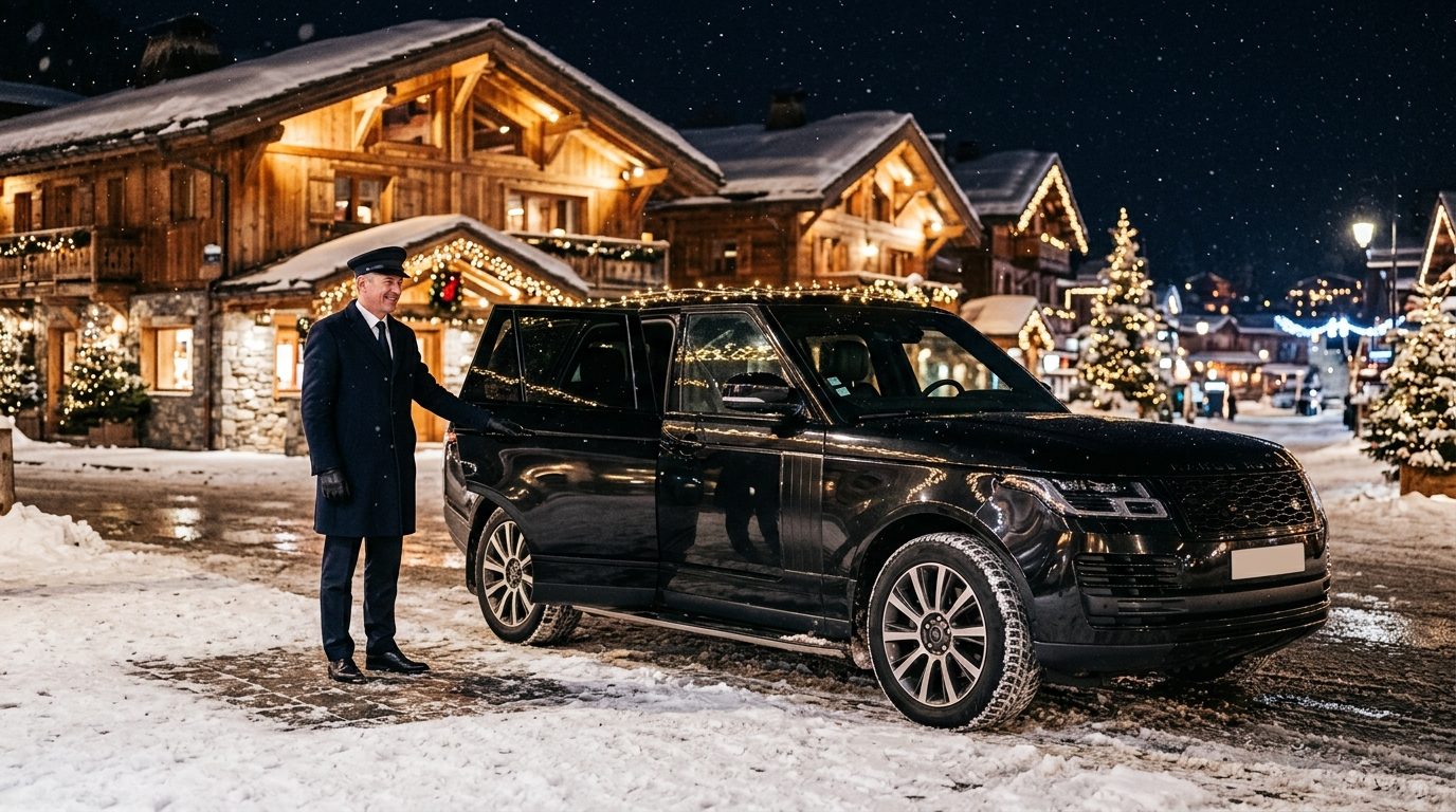 Organiser ses déplacements pour le Nouvel An à Courchevel avec chauffeur privé