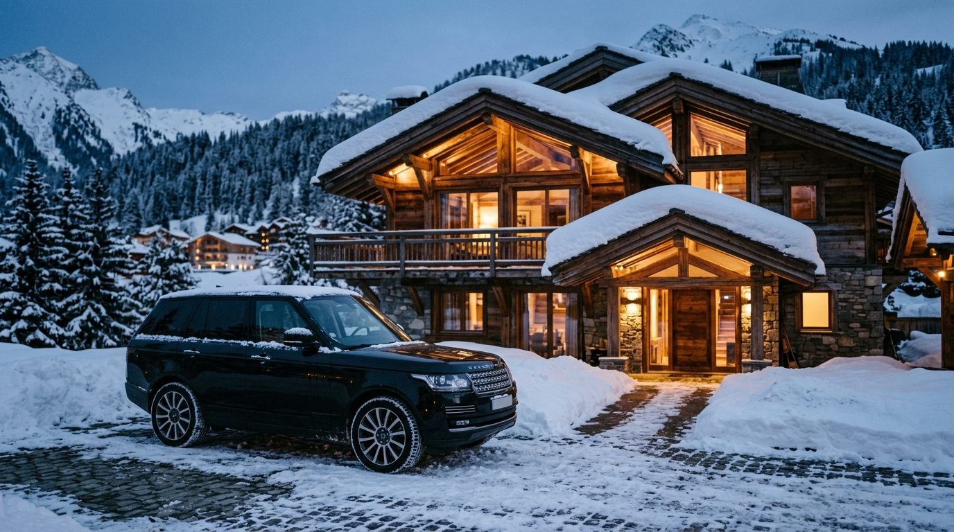 Chauffeur porte-à-porte à Courchevel : l’art de voyager sans contrainte en altitude