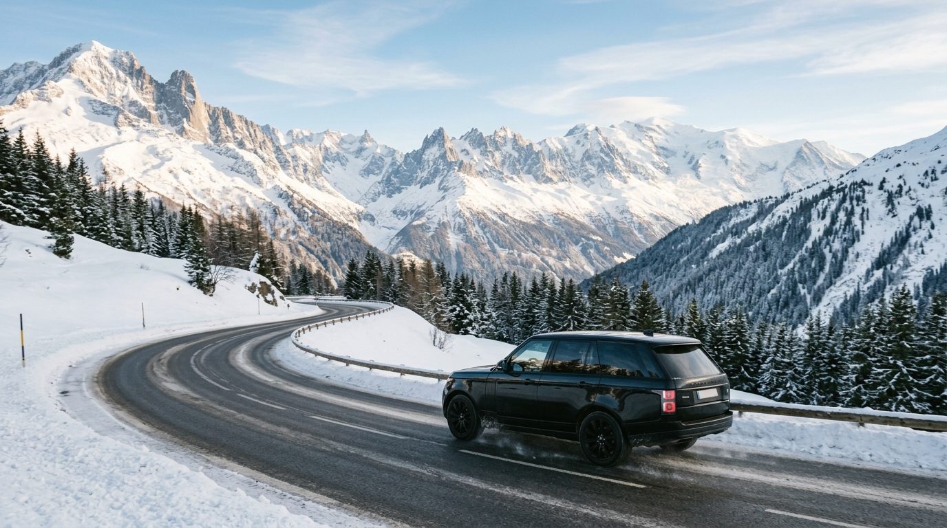 Chauffeur premium dans les Alpes françaises : guide des déplacements haut de gamme