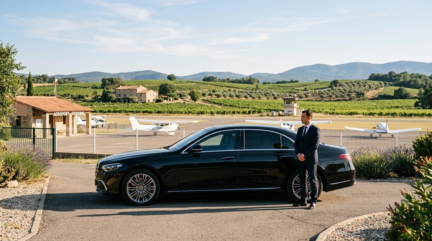 Chauffeur privé à l&rsquo;Aérodrome de Pierrefeu-du-Var : organisation et repères