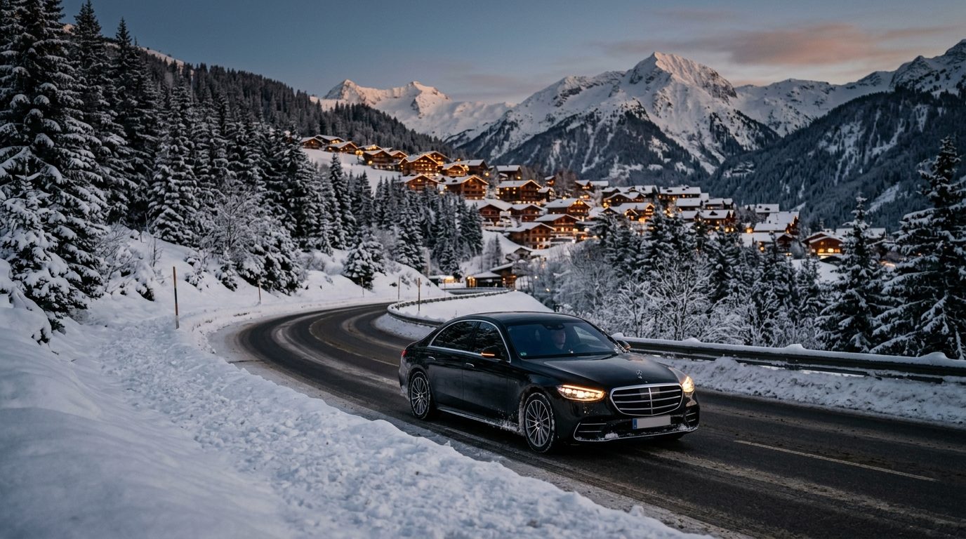 Chauffeur privé italophone à Courchevel : sérénité et sur-mesure dans les Alpes