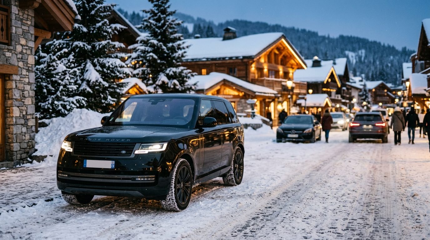 Chauffeur privé de prestige à Courchevel : l&rsquo;exigence du transport haut de gamme en altitude