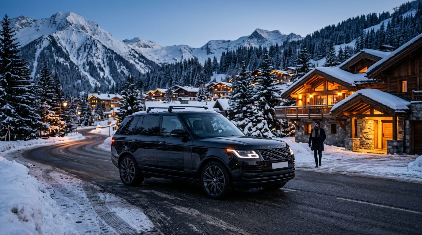 Chauffeur privé à Courchevel : l&rsquo;exigence d&rsquo;un service professionnel en montagne