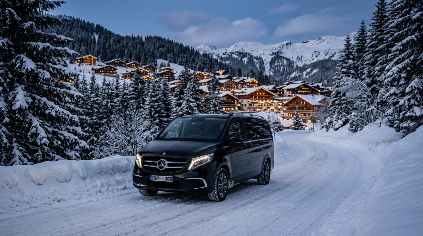 Chauffeur privé à Courchevel Moriond : guide des déplacements en altitude
