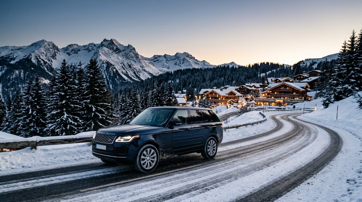 Chauffeur privé à Courchevel sous la neige : confort, sécurité et mobilité alpine