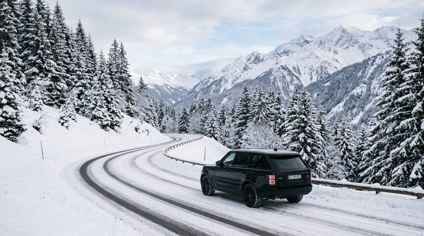 Chauffeur privé à Courchevel : guide du transfert haut de gamme en montagne