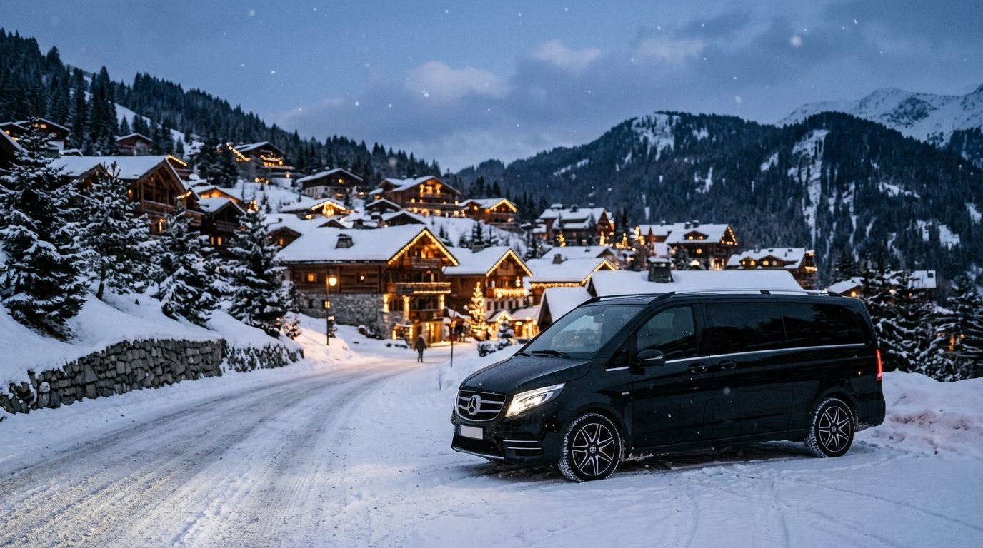 Chauffeur privé à Courchevel Village : organisation et logistique de vos déplacements