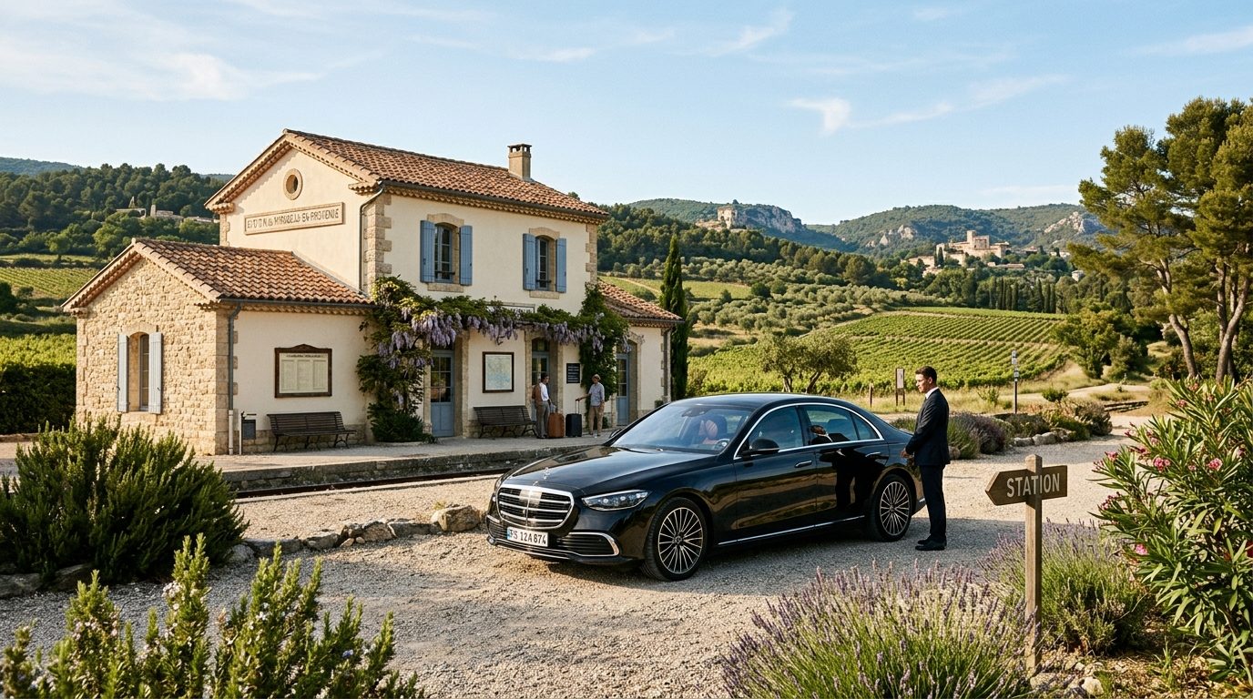 Chauffeur privé Gare de Cuers – Pierrefeu : guide de votre transfert dans le Var