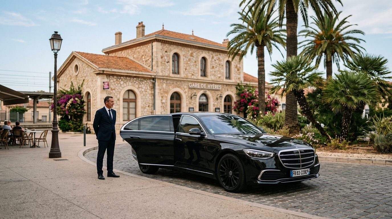 Chauffeur privé à la Gare d&rsquo;Hyères : organisation et repères pour vos transferts
