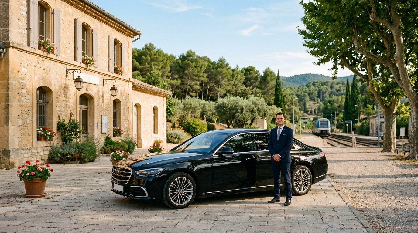 Chauffeur privé à la gare de Saint-Cyr-sur-Mer : organisation et transferts