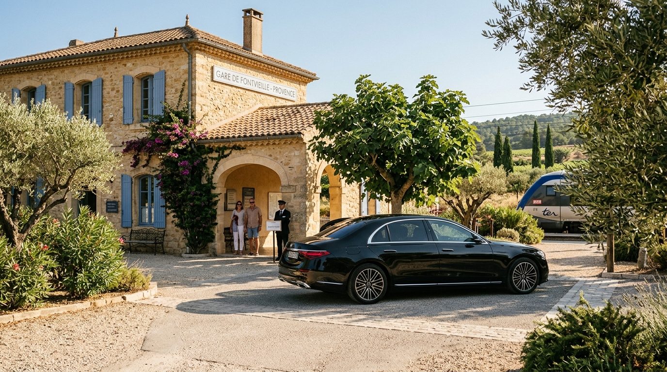 Chauffeur privé à la gare de Solliès-Pont : organisation et repères de transfert