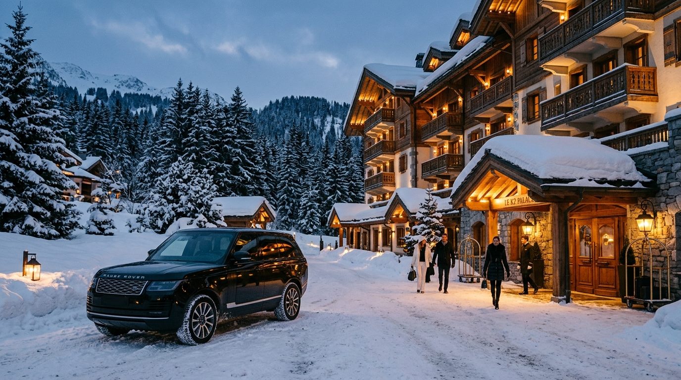 Chauffeur privé à L’Apogée Courchevel : guide pour vos déplacements haut de gamme