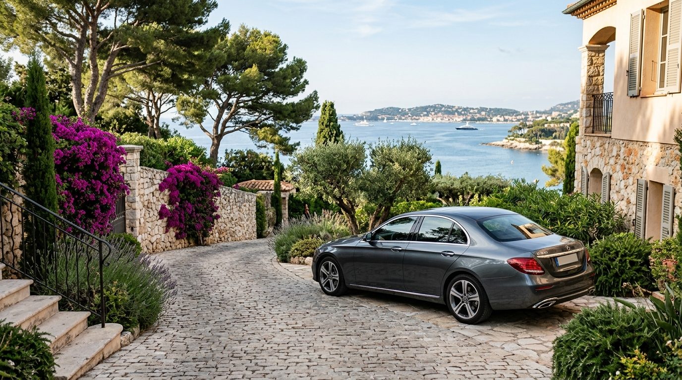 Chauffeur privé Mercedes Classe E à Saint-Jean-Cap-Ferrat : service et mise à disposition