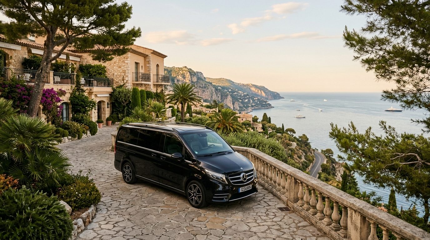 Chauffeur privé Mercedes Classe V pour l’Hôtel Cap Estel à Èze : mise à disposition et conseils de trajet