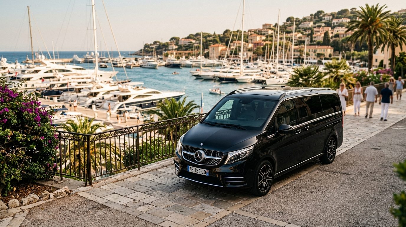 Chauffeur privé Mercedes Classe V à l’Hôtel La Voile d’Or : l&rsquo;excellence de la mise à disposition