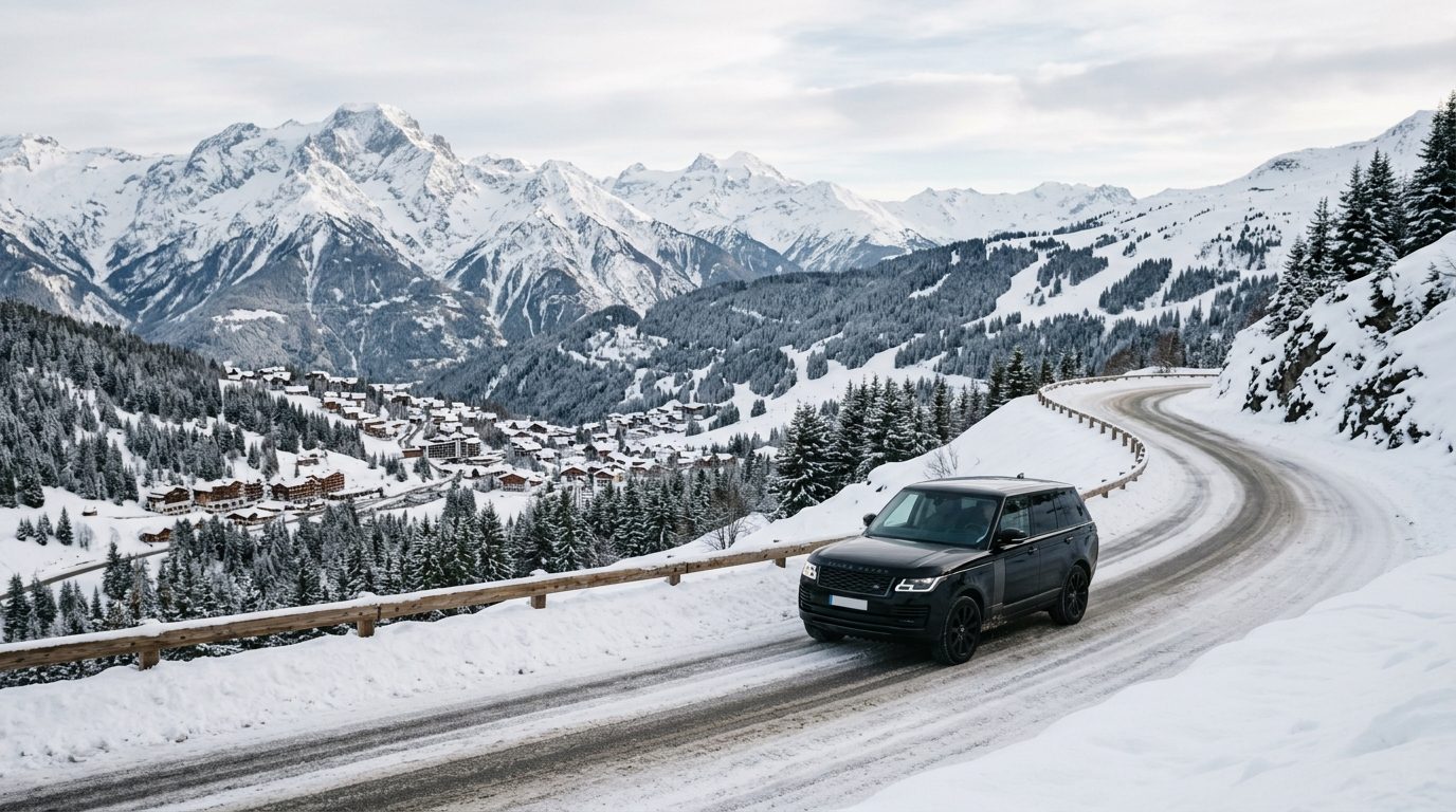Organiser ses trajets avec chauffeur entre Rhône-Alpes et Courchevel
