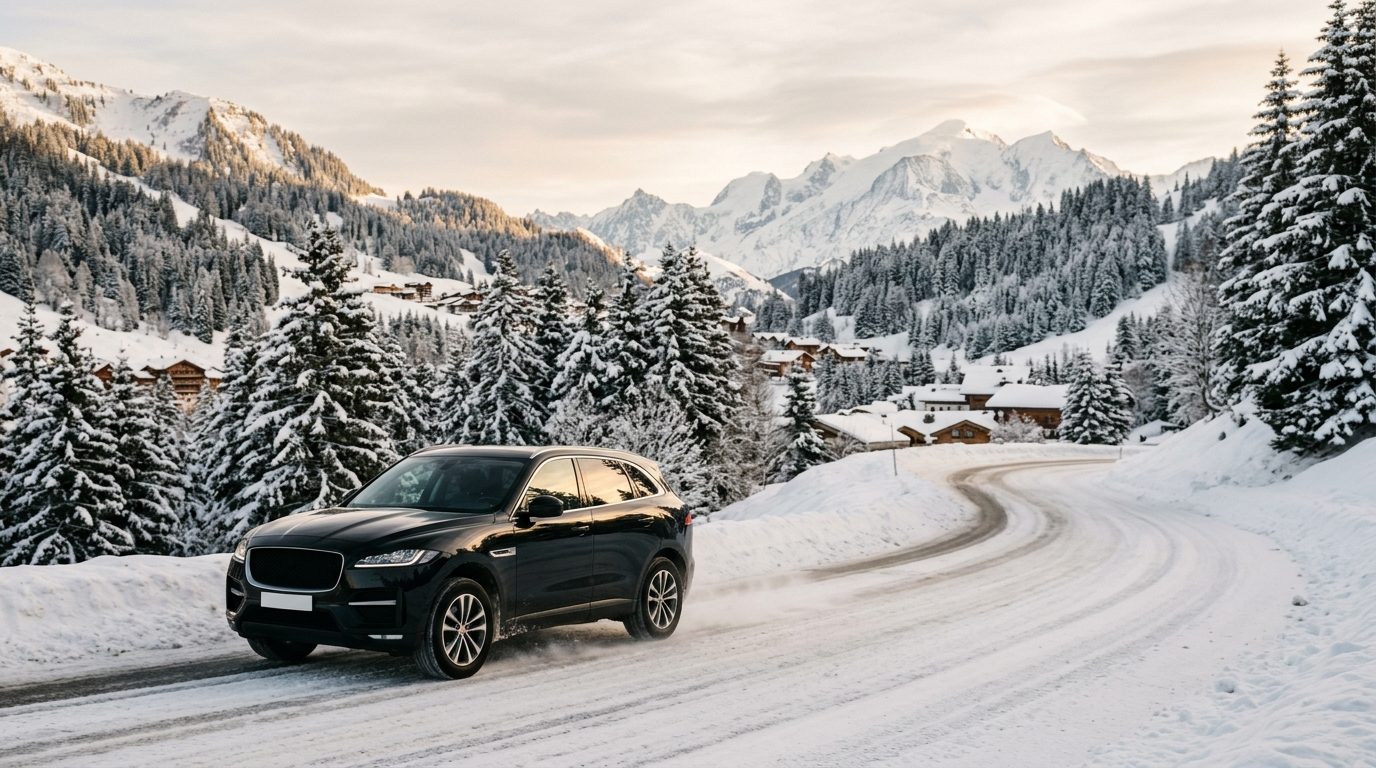 Chauffeur pour la saison d&rsquo;hiver à Courchevel : guide pratique et mobilité alpine