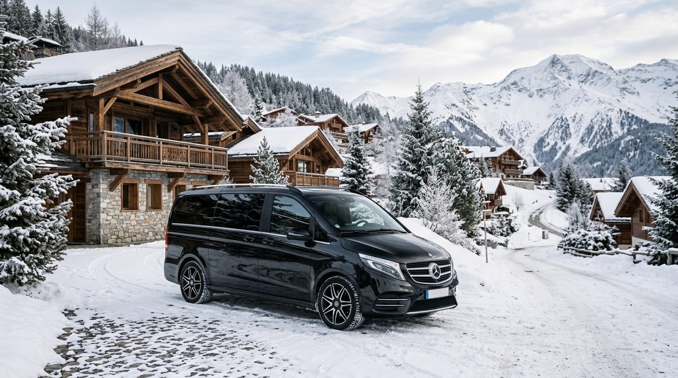 Chauffeur privé pour une semaine de ski à Courchevel : guide d&rsquo;organisation