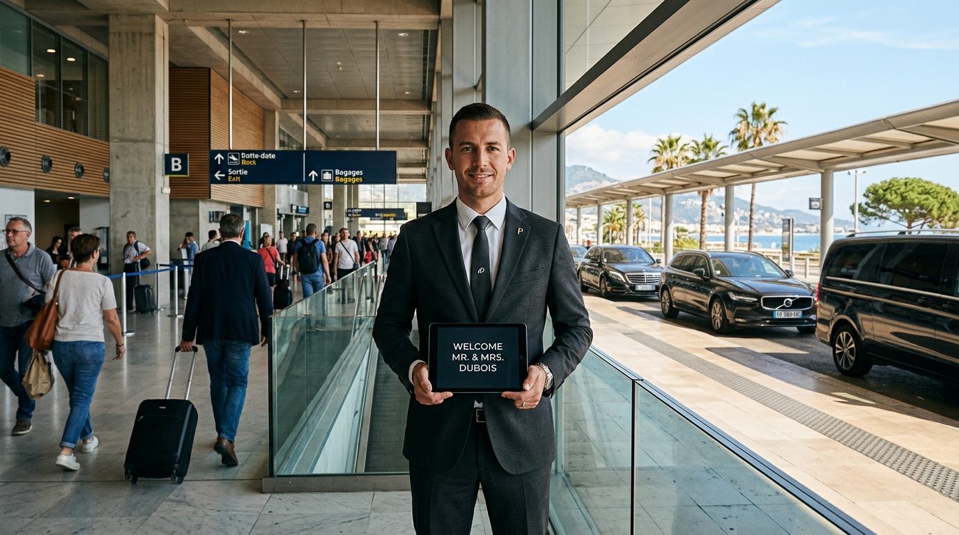 Chauffeur de van à Nice Côte d&rsquo;Azur (NCE) : les atouts d&rsquo;un service équipé d&rsquo;une tablette
