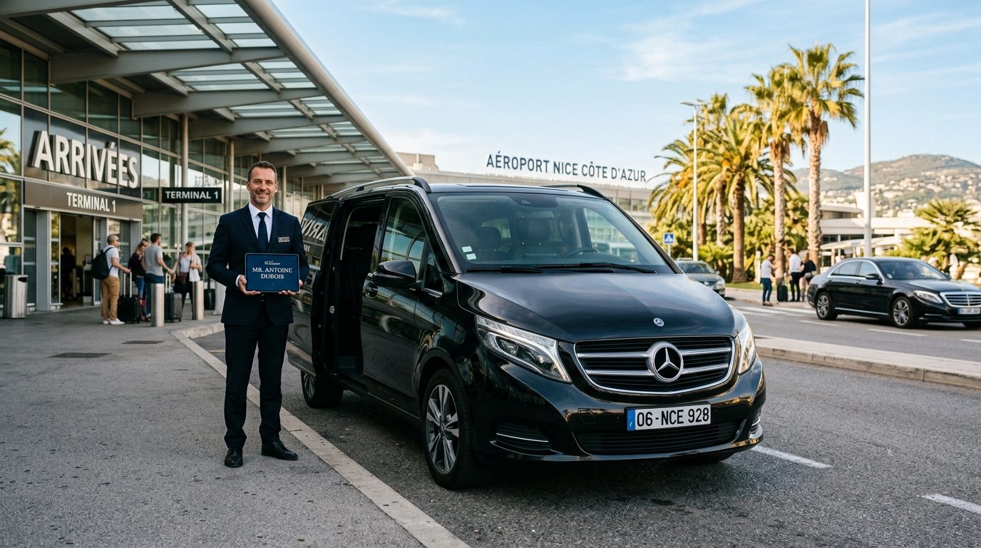Minivan premium à la journée depuis l’aéroport de Nice : organisation et avantages