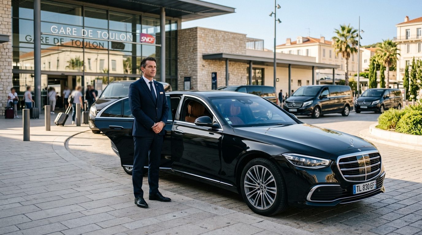 Mise à disposition de chauffeur à la gare de Toulon : organisation et repères