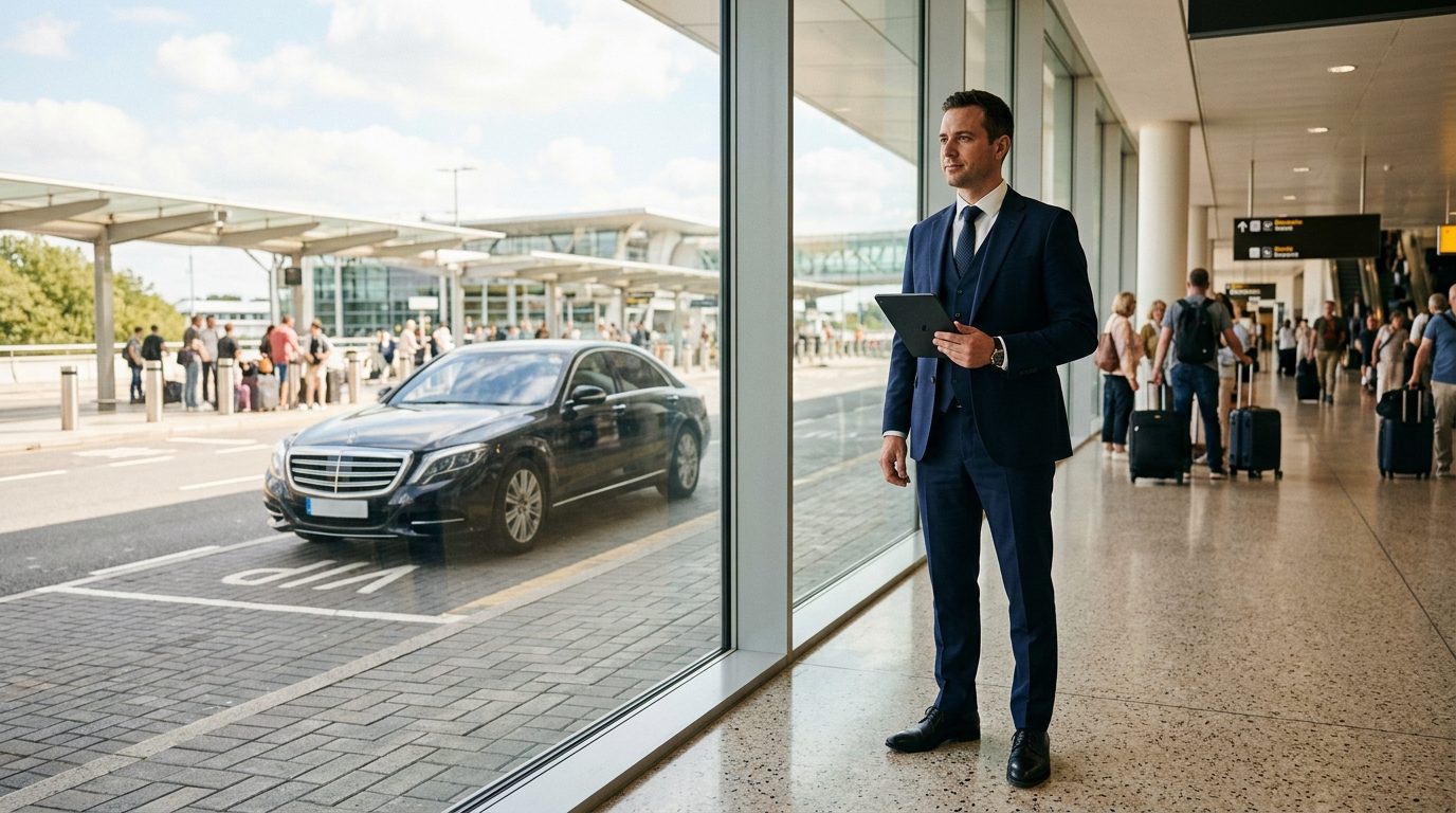 Service de chauffeur privé à l&rsquo;aéroport de Nice NCE : repères et organisation