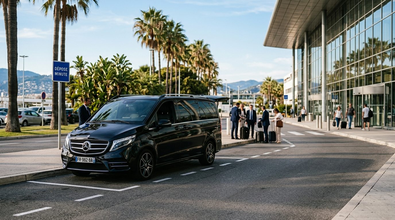 Transfert aéroport Nice NCE pour 6 passagers : guide complet et organisation