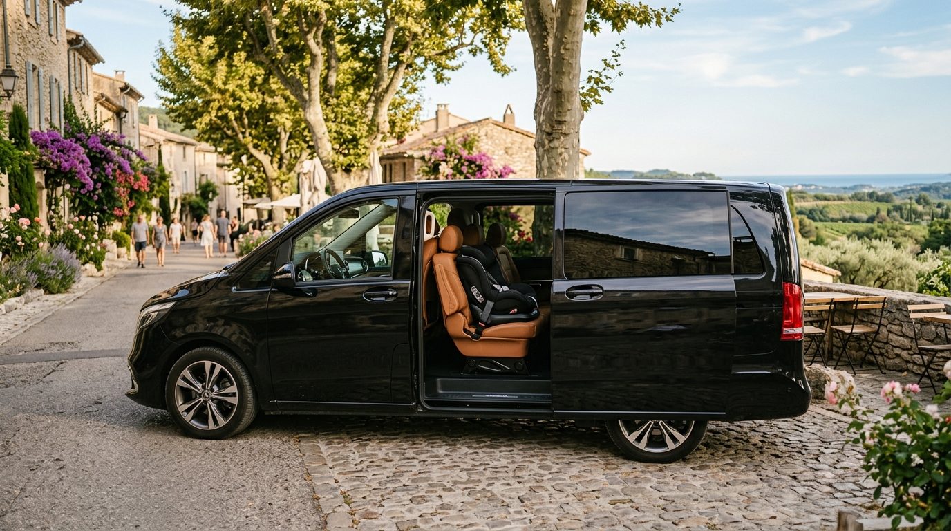 Transfert en van avec siège bébé à La Crau (83260) : guide pratique et sécurité